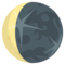 Waning Crescent Moon emoji on Emojione
